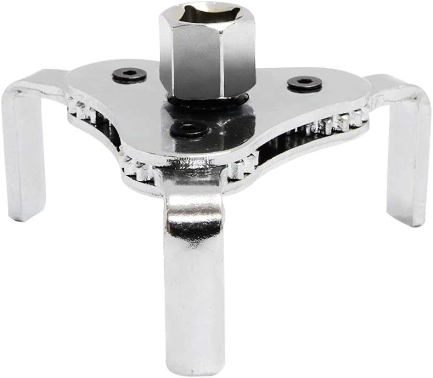 Best 3 jaw oil filter wrench 1. Adjustable Three Jaw Oil Filter Wrench