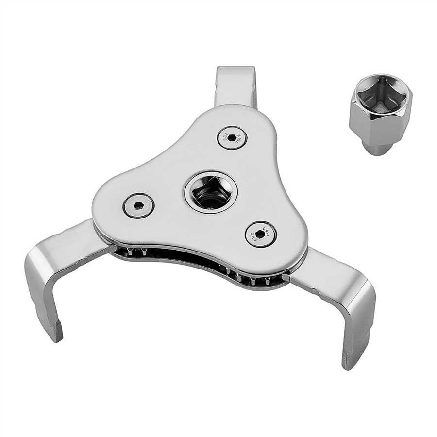 Best 3 jaw oil filter wrench 2. Swivel Three Jaw Oil Filter Wrench