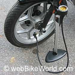 Best air compressor for motorcycle tires 1. XYZ Portable Air Compressor