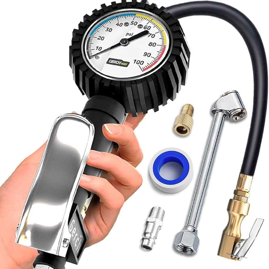 Best air compressor tire inflator attachment Long Power Cord and Hose
