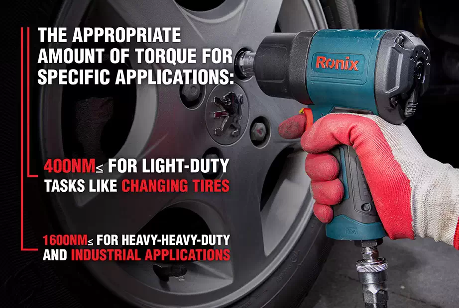 Best air impact wrench for changing tires Power: