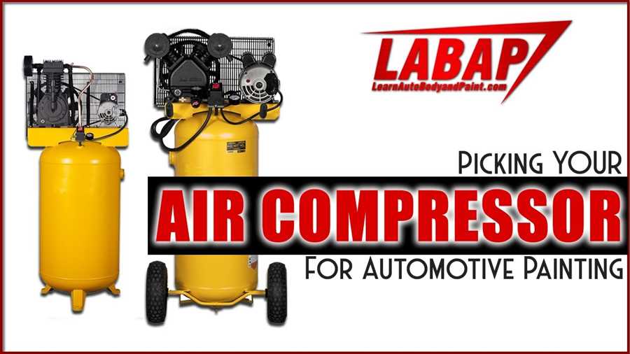 Best budget air compressor for painting cars Tank Size and Portability