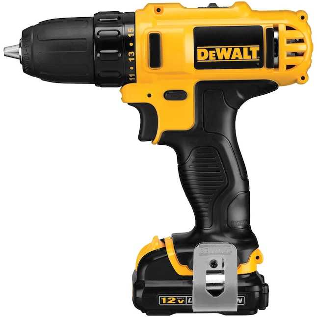 1. Dewalt DCD777C2 20V Max Lithium-Ion Compact Drill/Driver Kit