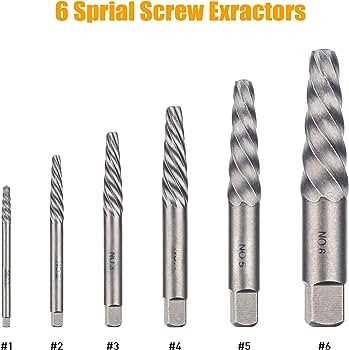Best drill bits for stuck rusted metal bolts Material composition of the drill bits