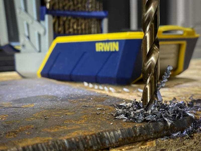 Best drill bits for very hard steel DEWALT