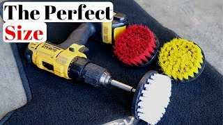 Best drill brush for car seats Bristle Material and Stiffness