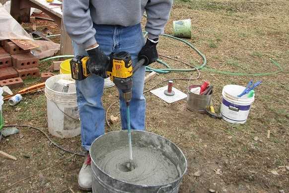 Best drill for mixing cement Power