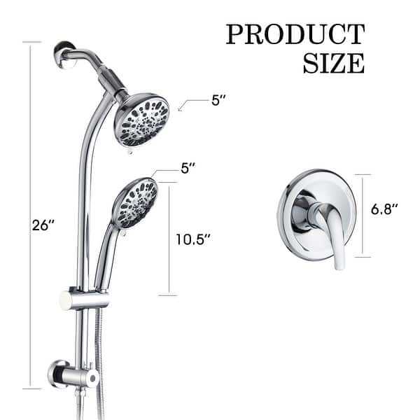 Best drill less slide bar shower combo What is a drill-less slide bar shower combo?