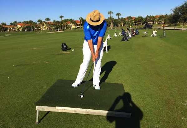 Best drill to hit down on a golf ball 3. Body rotation drills
