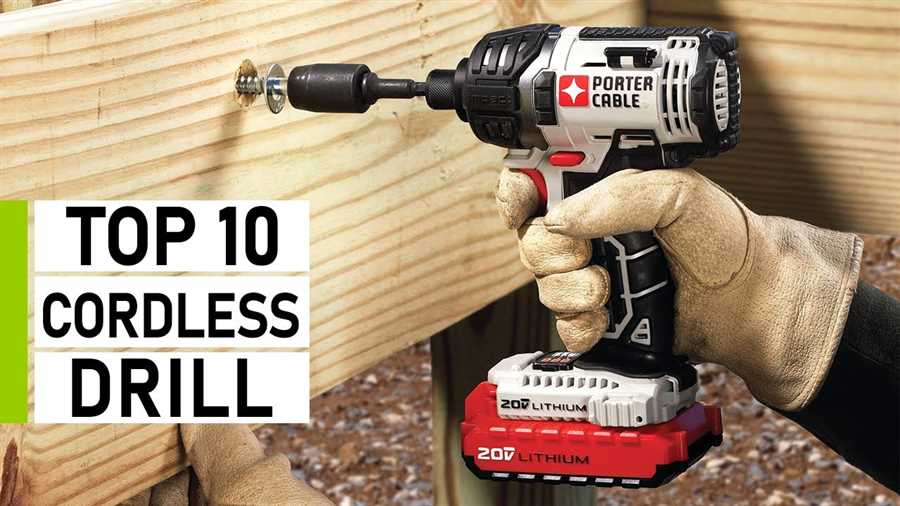 1. Cordless Drill