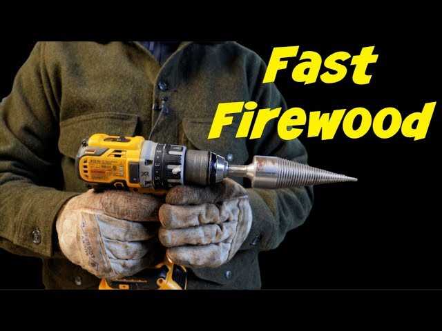 Best firewood drill bit wood splitter 2. Choose a Stable Work Area