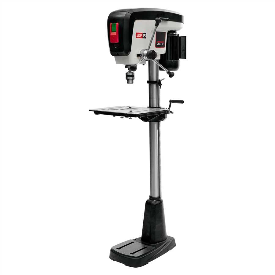 Best floor standing drill press for woodworking Table Size and Adjustability: