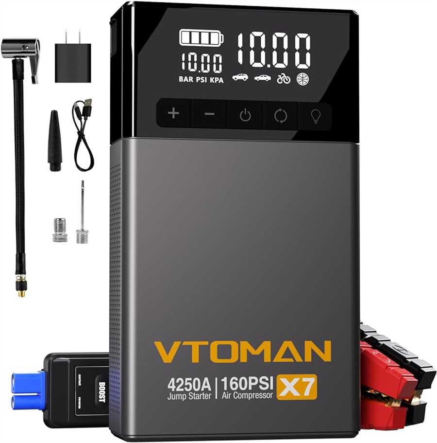 Best lithium battery jump starter with air compressor Important Features to Look for