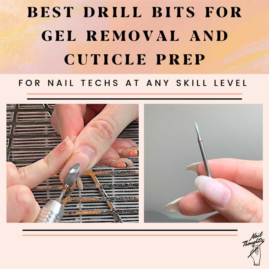 Best nail drill bit for removing gel polish Top options for nail drill bits for gel polish removal