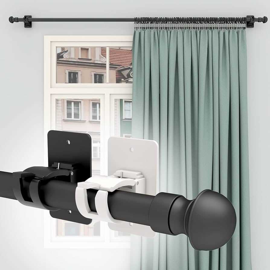 Best no drill curtain rod brackets What are no drill curtain rod brackets?