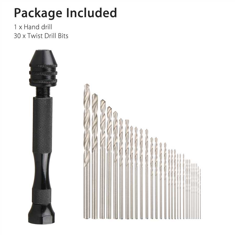 Best pin vise hand drill Cons: