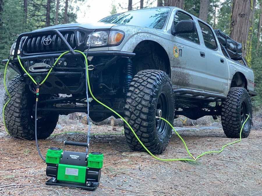 Best portable air compressor for off road truck tires Max PSI and CFM