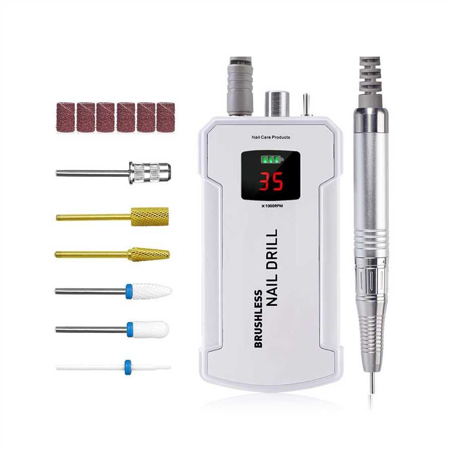 What is a portable nail drill machine?