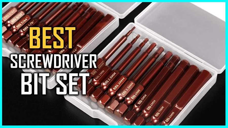 Best screwdriver bits for cordless drill Versatile multi-purpose screwdriver bits