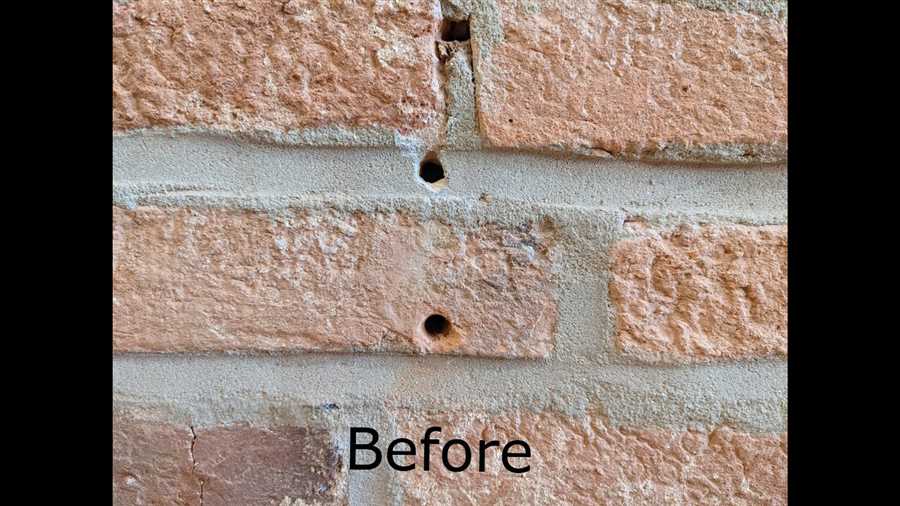 Best thing to fill drill holesin redbrickwork Factors to consider when selecting a filling material