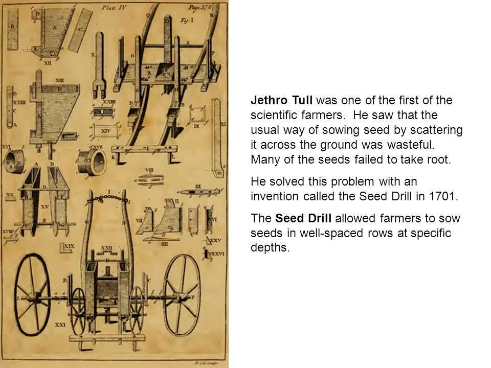 English Inventor of the Seed Drill: Revolutionizing Agriculture The Impact on Agriculture