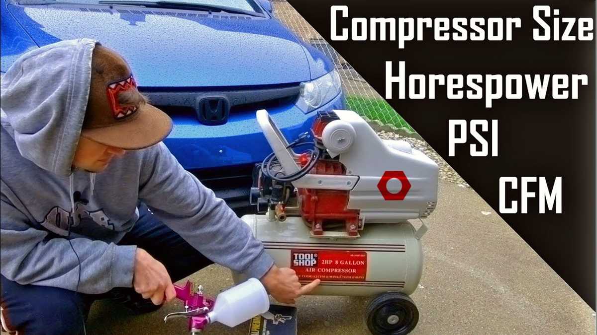 What Size Air Compressor Do I Need to Paint a Car? Recommended Air Compressor Features for Painting