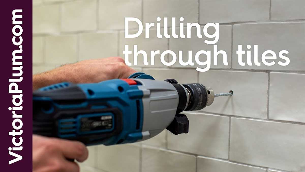 How to safely drill into tile without cracking it 2. Fill any holes