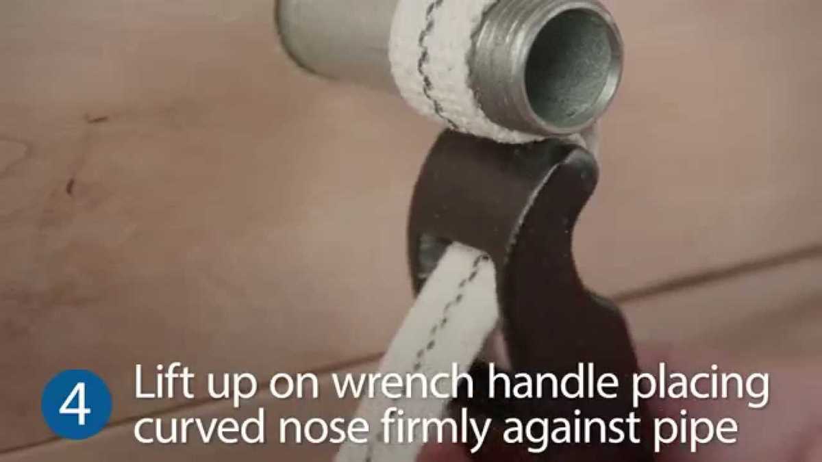 Learn How to Use a Strap Wrench Effectively | Handy Guide 5. Grip and Rotate