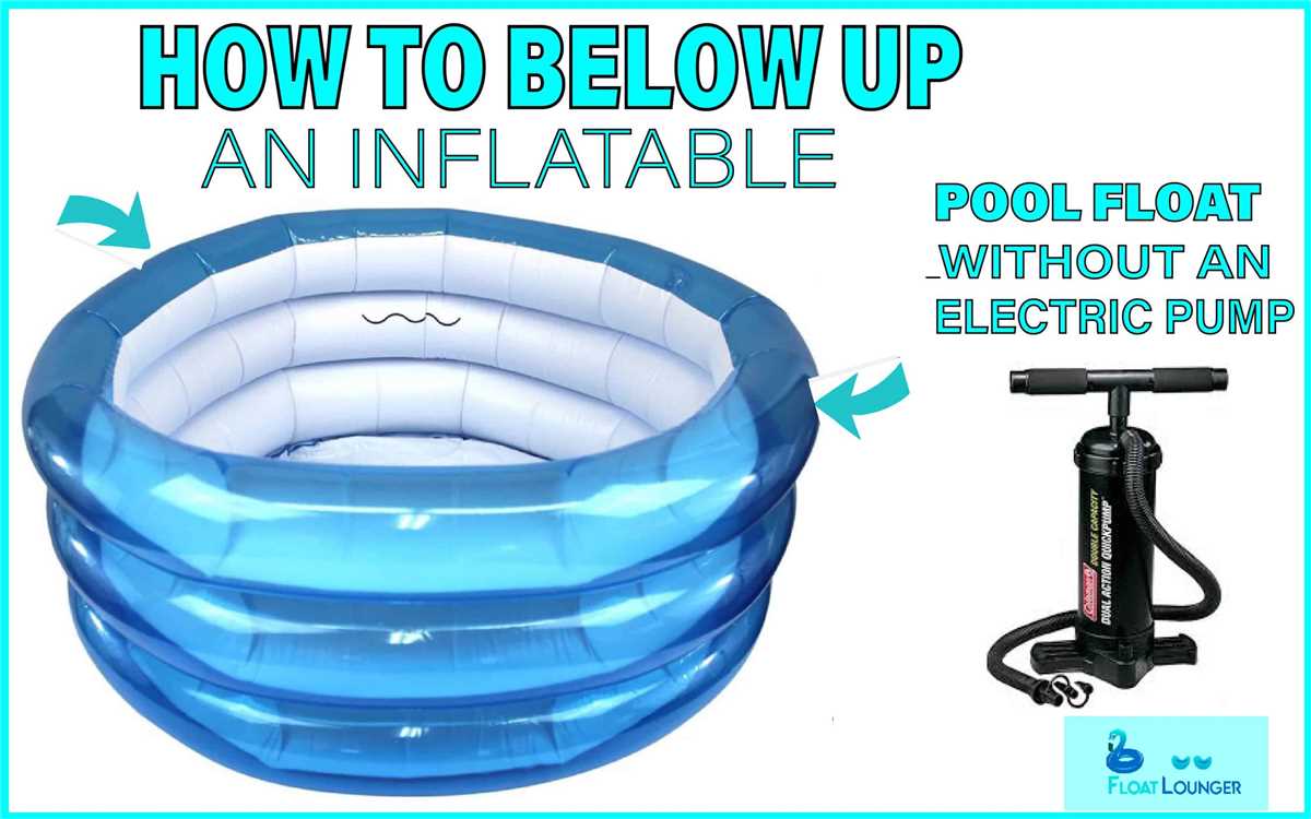 Easy Ways to Inflate an Inflatable Pool Without an Air Compressor Step 5: Monitor the inflation