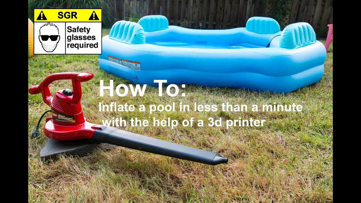 Easy Ways to Inflate an Inflatable Pool Without an Air Compressor Method 3: Using a Leaf Blower