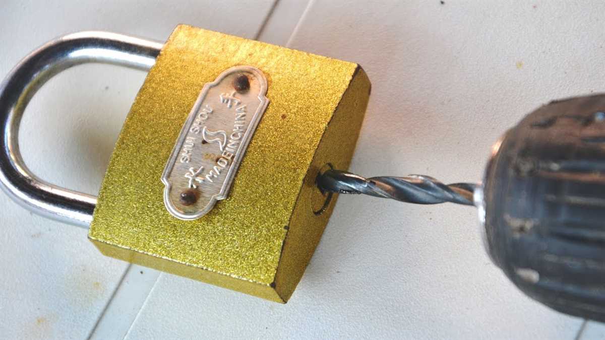 Breaking a Padlock with a Drill: The Ultimate Guide 7. Clean the Hole