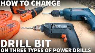 Changing Drill Bit on Black and Decker: No Key Required Prepare the drill