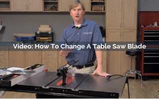 Simple steps to change table saw blade without arbor wrench Materials You Will Need