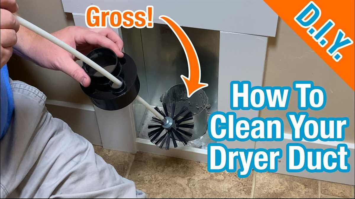 How to Clean Dryer Vent from Outside Using a Drill 6. Insert the drill brush into the vent