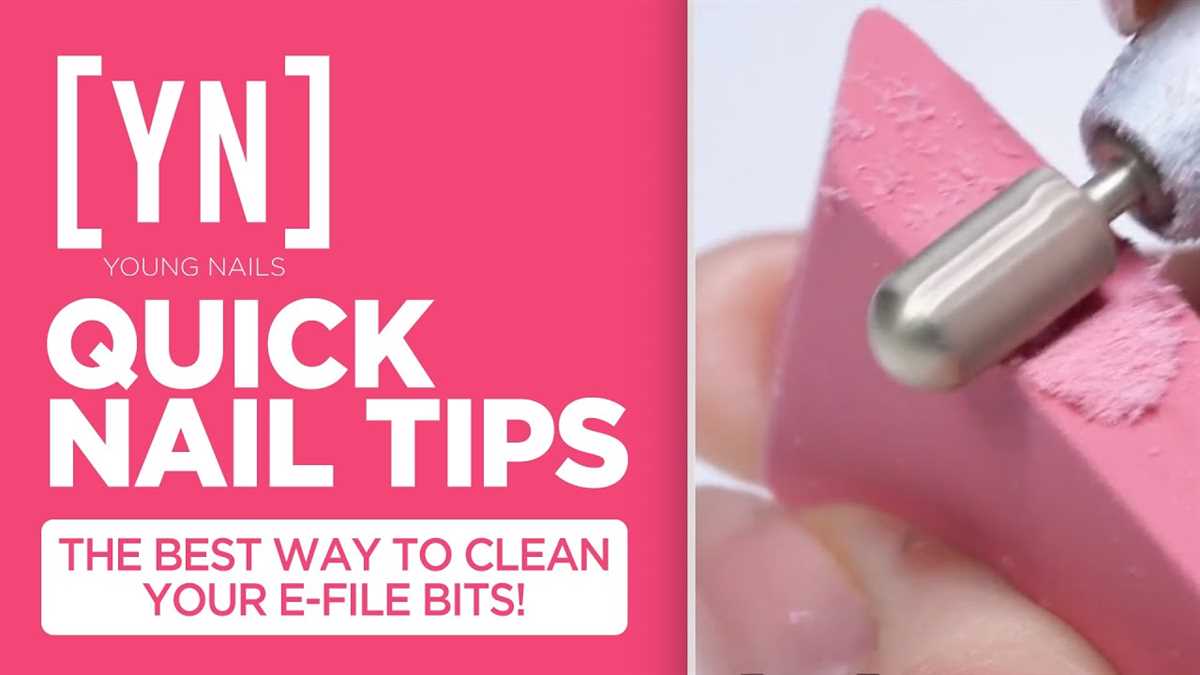 Disassemble the nail drill bits