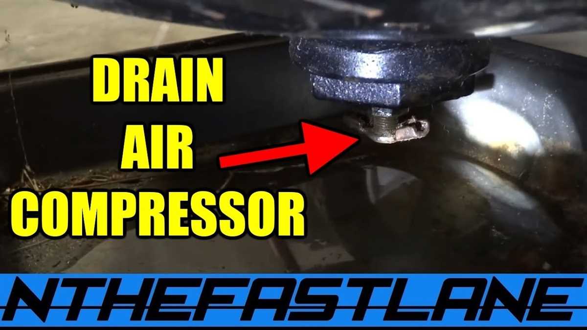 How to Drain Water from an Air Compressor: A Step-by-Step Guide Step 6: Allow the Water to Drain Completely