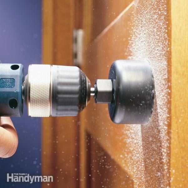 2. Measure and mark the hole