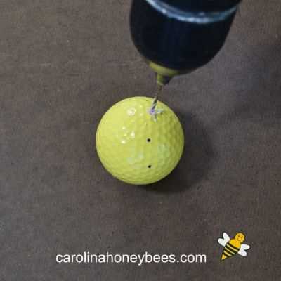 3. Secure the golf ball