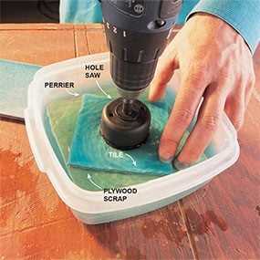 Step-by-step guide: How to drill a hole in glass or ceramic Step 7: Maintain a steady pace