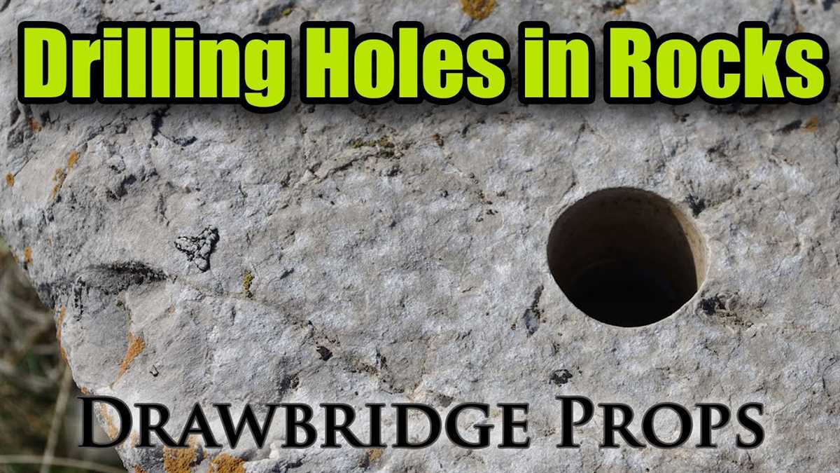 Step-by-Step Guide: How to Drill a Hole into a Rock Step 7: Drilling the Hole