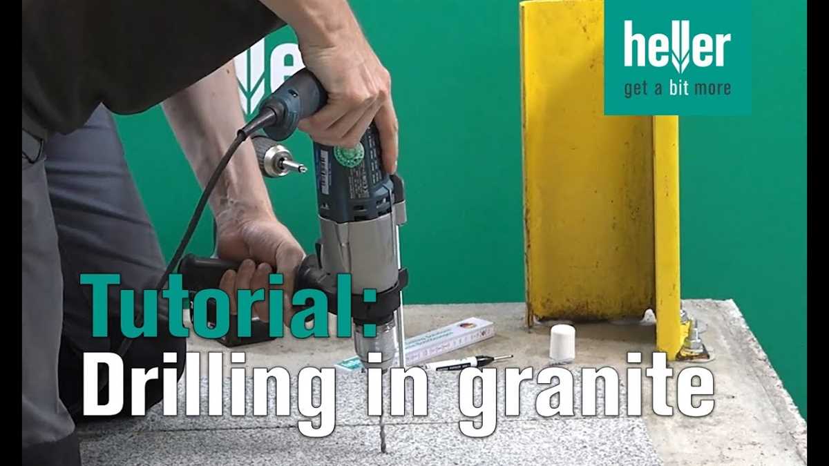 Step-by-Step Guide: How to Drill a Small Hole in Granite Step 1: Marking the Hole Location on the Granite Surface