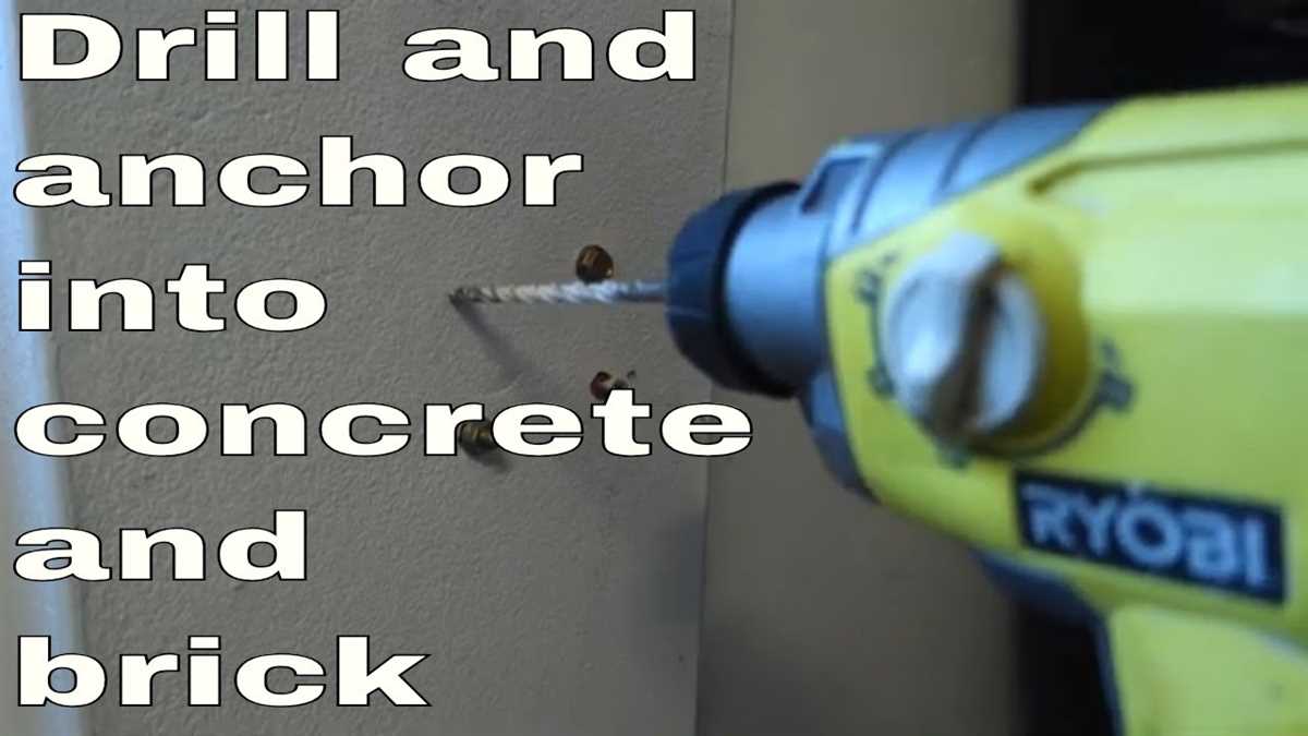 Step-by-Step Guide to Drilling Anchors into Concrete The Importance of Properly Drilling Anchors