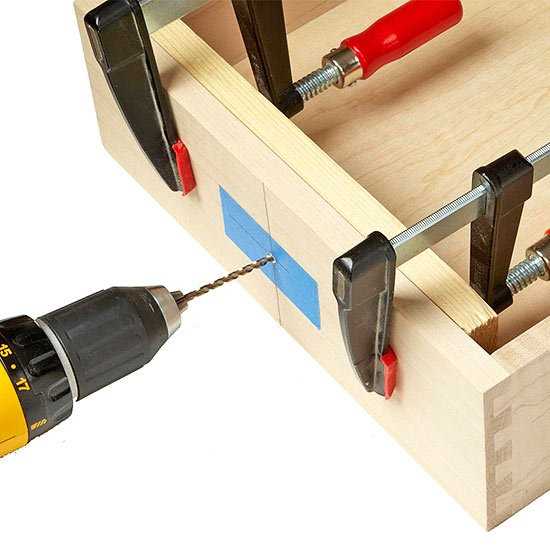 Top tips for drilling clean holes in wood Finishing touches