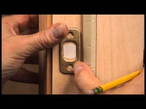 Step-by-Step Guide: How to Drill a Hole for a Door Strike Plate Test the Fit of the Door Strike Plate