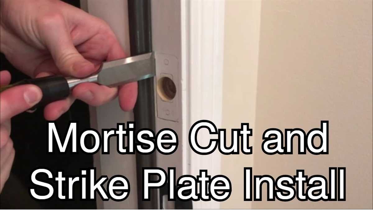 Step-by-Step Guide: How to Drill a Hole for a Door Strike Plate Step 1: Choose the Correct Drill Bit