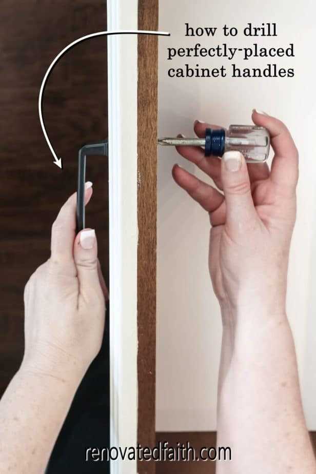 Step-by-Step Guide on Drilling Holes for Cabinet Handles Step 4: Drilling the Holes