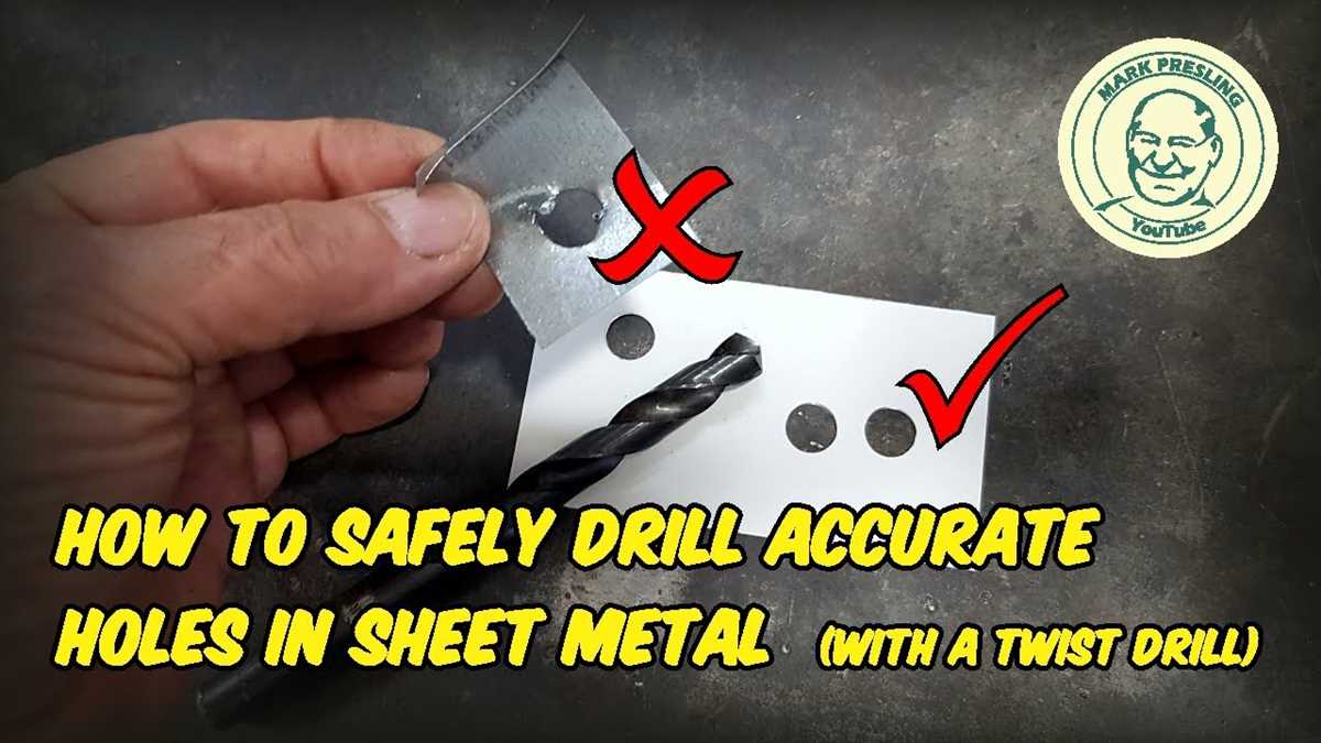 Drilling Holes in Sheet Metal: An Easy Step-by-Step Guide Materials and Tools Needed