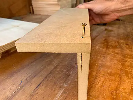 Easy Steps to Successfully Drill into Particle Board 5. Adding Hardware
