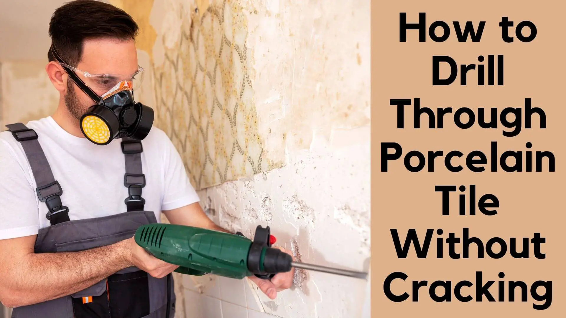 How to Safely Drill Into Porcelain Tile Without Cracking It Using a Drilling Template