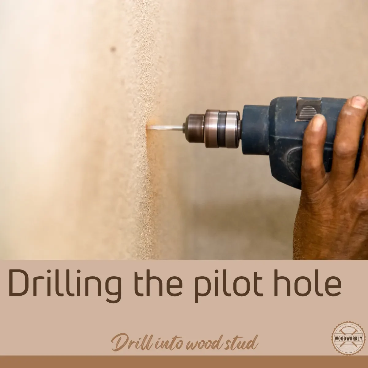 2. Mark the drilling spot